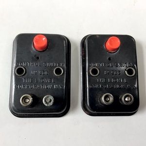 Lionel Train Control Switches Push Button No. 96C Set of 2 WORKS Model Railroad